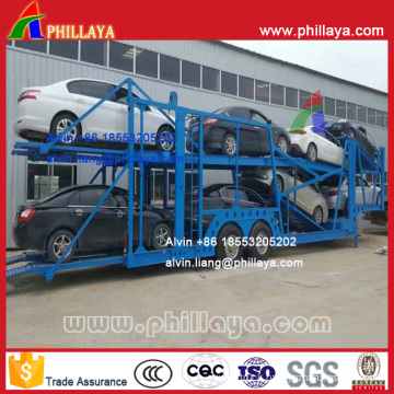 Centre Axle Type Car Carrier Semi Trailer (12m long for 8 cars)